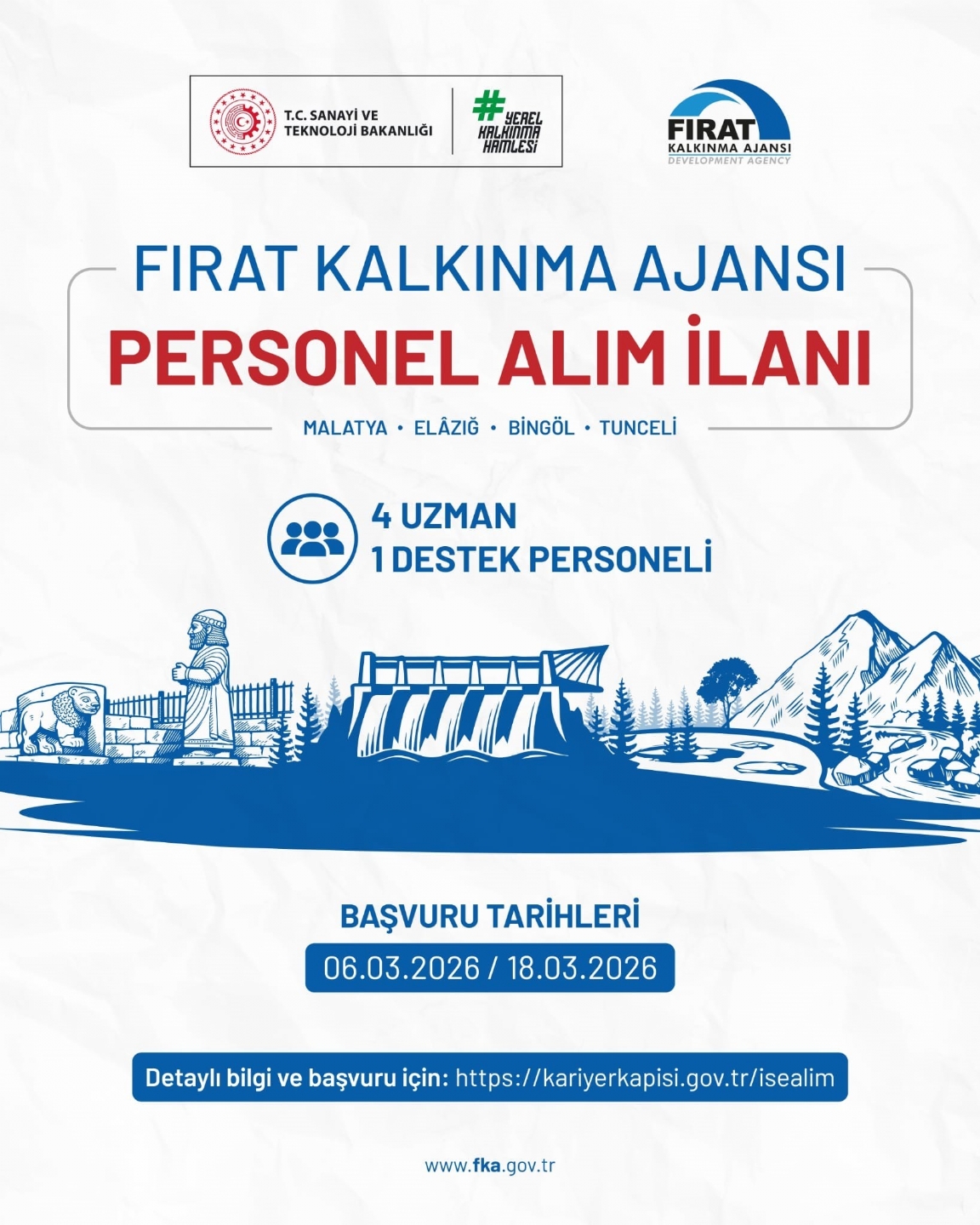 T.C. Fırat Kalkınma Ajansı Personel Alım İlanı