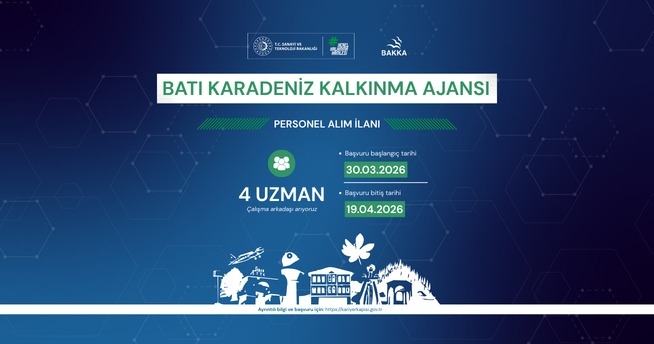 T.C. Batı Karadeniz Kalkınma Ajansı Personel Alım İlanı