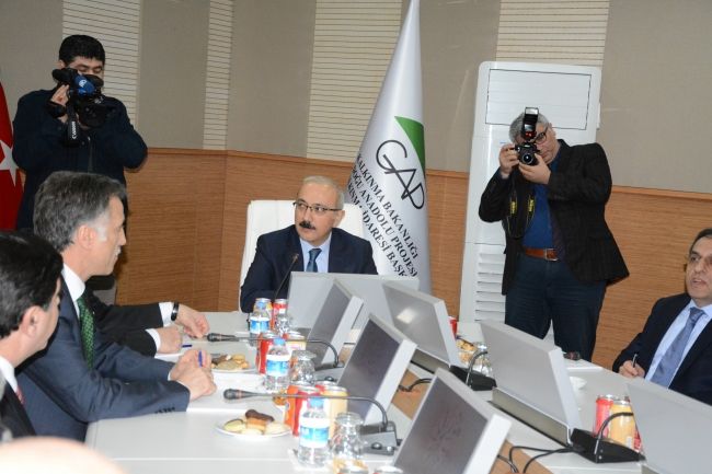 Kalkınma Bakanı Lütfi Elvan GAP İdaresi'ni Ziyaret Etti