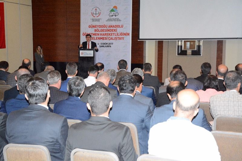 GAP Bölgesi'ndeki Öğretmen Hareketliliğinin İncelenmesi Çalıştayı Tamamlandı