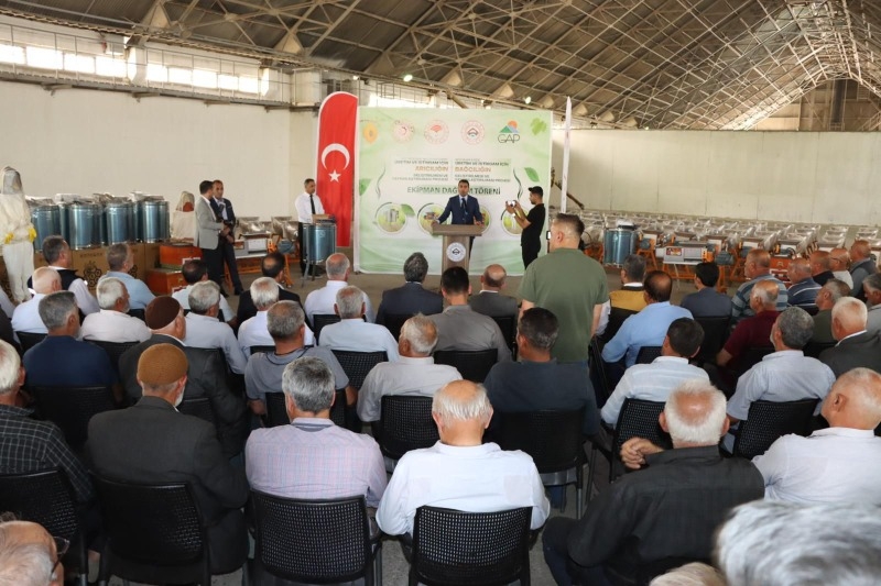 Adıyaman'da Üreticilere Ekipman Desteği Sağlandı