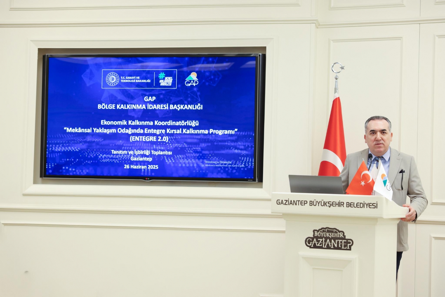 Mekânsal Yaklaşım Odaklı Kırsal Kalkınma Modeli Gaziantep'te Tanıtıldı