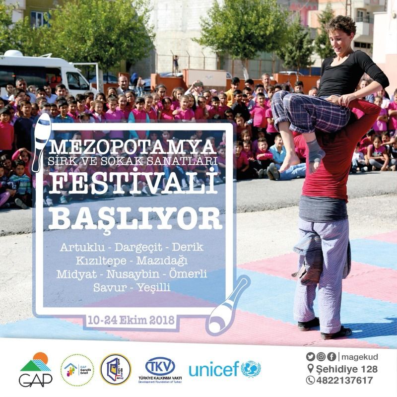Mardin GAP Gençlik Evi Sirk ve Sokak Sanatları Festivali