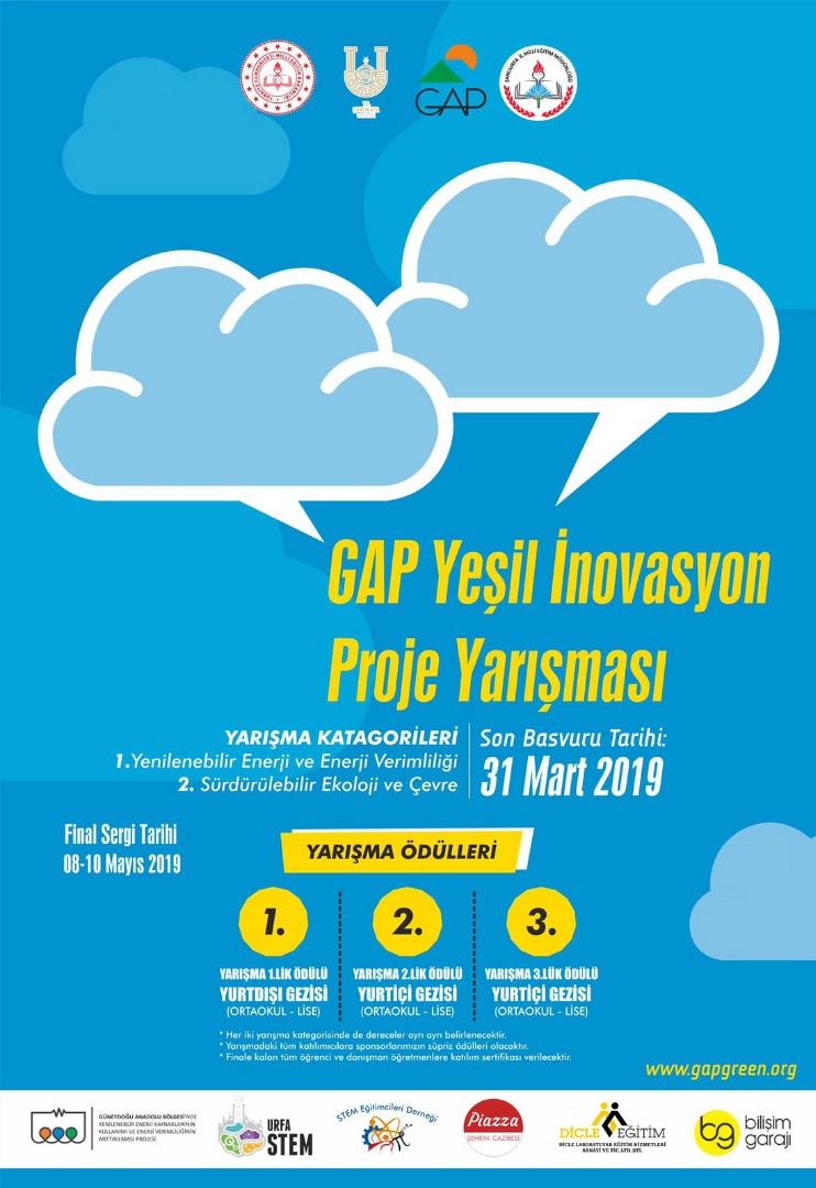 GAP Yeşil İnovasyon 2019 Proje Yarışması
