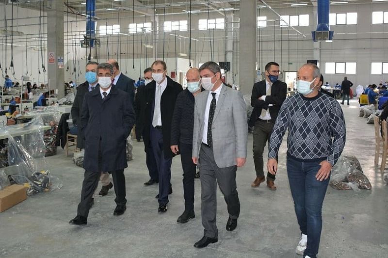 Başkan Vekili Mehmet AÇIKGÖZ ve beraberindeki heyet, Şanlıurfa Organize Sanayi Bölgesini ziyaret etti