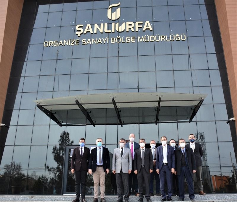 Başkan Vekili Mehmet AÇIKGÖZ ve beraberindeki heyet, Şanlıurfa Organize Sanayi Bölgesini ziyaret etti