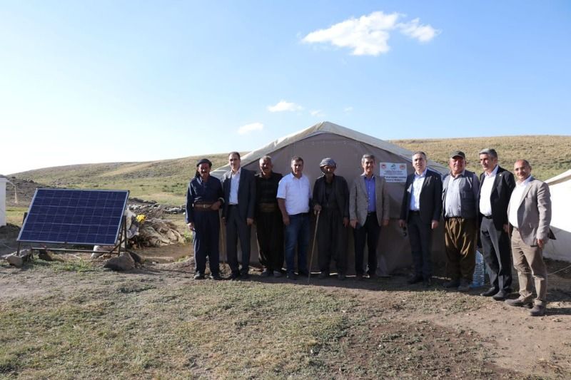 Başkan V. Mehmet AÇIKGÖZ ve Beraberindeki Heyet, “GAP ile Kırsal Yaşamın ve Verimliliğin Artırılması” Proje Alanını Ziyaret Etti
