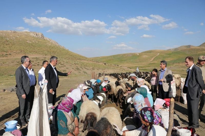 Başkan V. Mehmet AÇIKGÖZ ve Beraberindeki Heyet, “GAP ile Kırsal Yaşamın ve Verimliliğin Artırılması” Proje Alanını Ziyaret Etti
