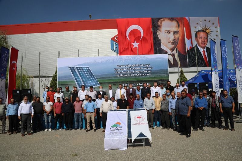 “Meralarda Aydınlık Yol” Projesinin Güneş Enerjisi Paneli Dağıtım Töreni Gerçekleştirildi