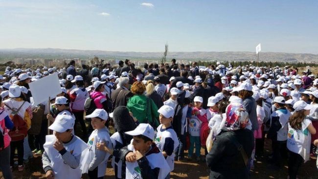 GAP GELECEĞİMİZDİR Projesi Kapsamında Fidan Dikim ve Uçurtma Şenliği Düzenlendi