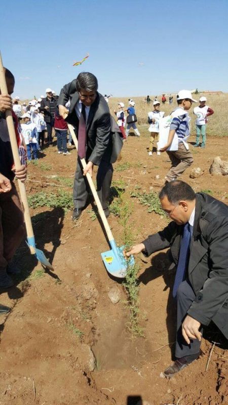 GAP GELECEĞİMİZDİR Projesi Kapsamında Fidan Dikim ve Uçurtma Şenliği Düzenlendi