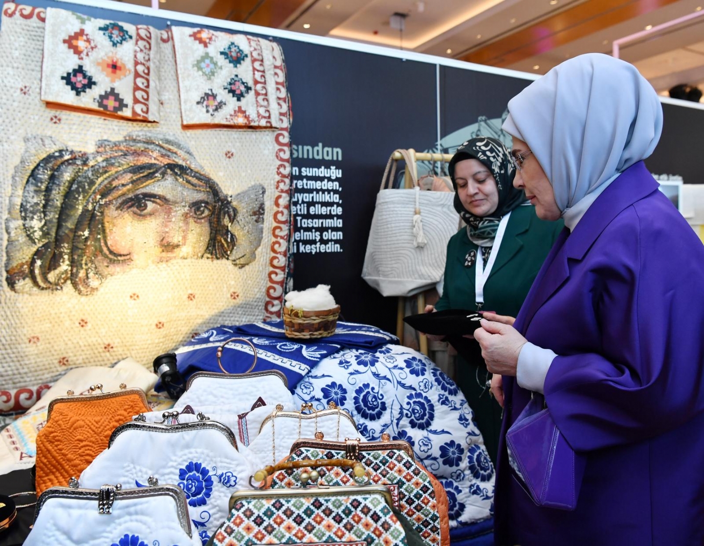 Kilis'in Kadim Yorganı Cemre Çarşısı'nda Yerini Aldı