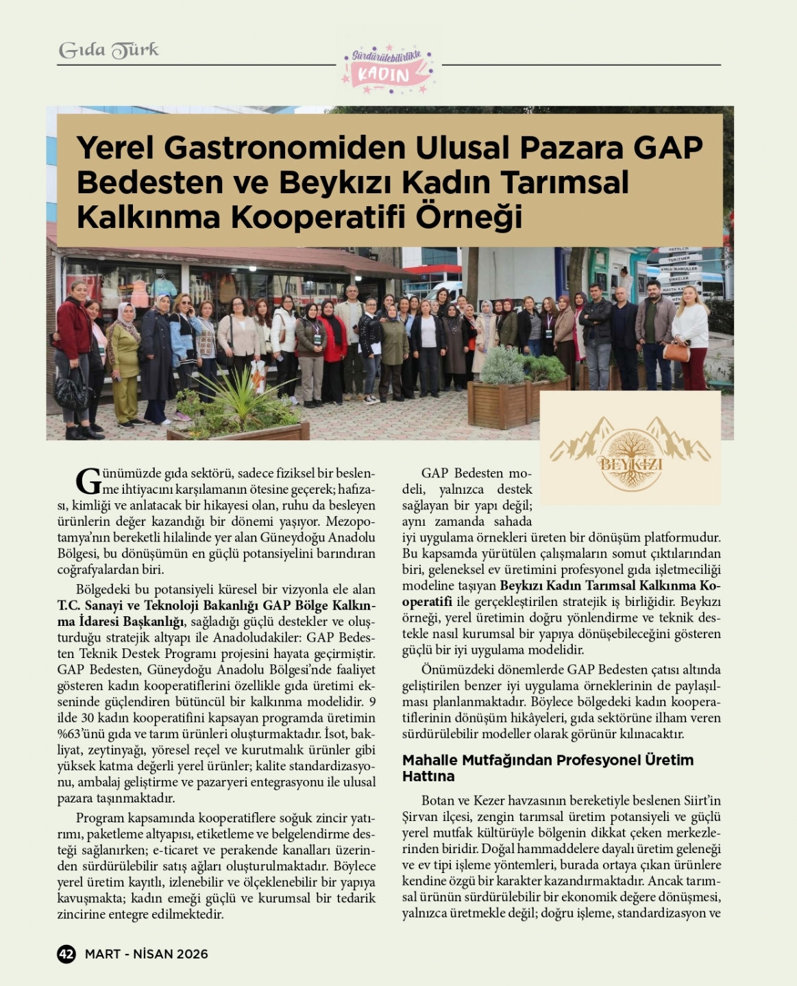 Anadoludakiler: GAP Bedesten ile Kadın Kooperatifleri Gelişiyor