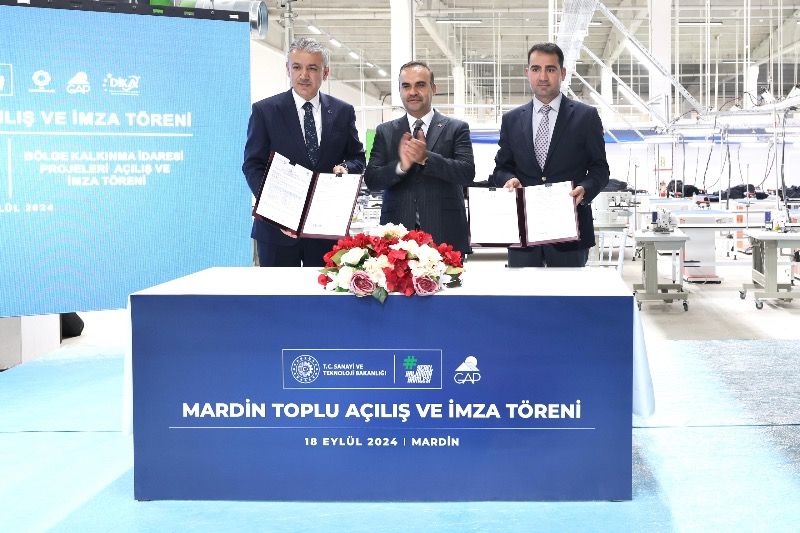 Sanayi ve Teknoloji Bakanı Mehmet Fatih KACIR, Mardin’de Protokol İmza Töreni'ne Katıldı