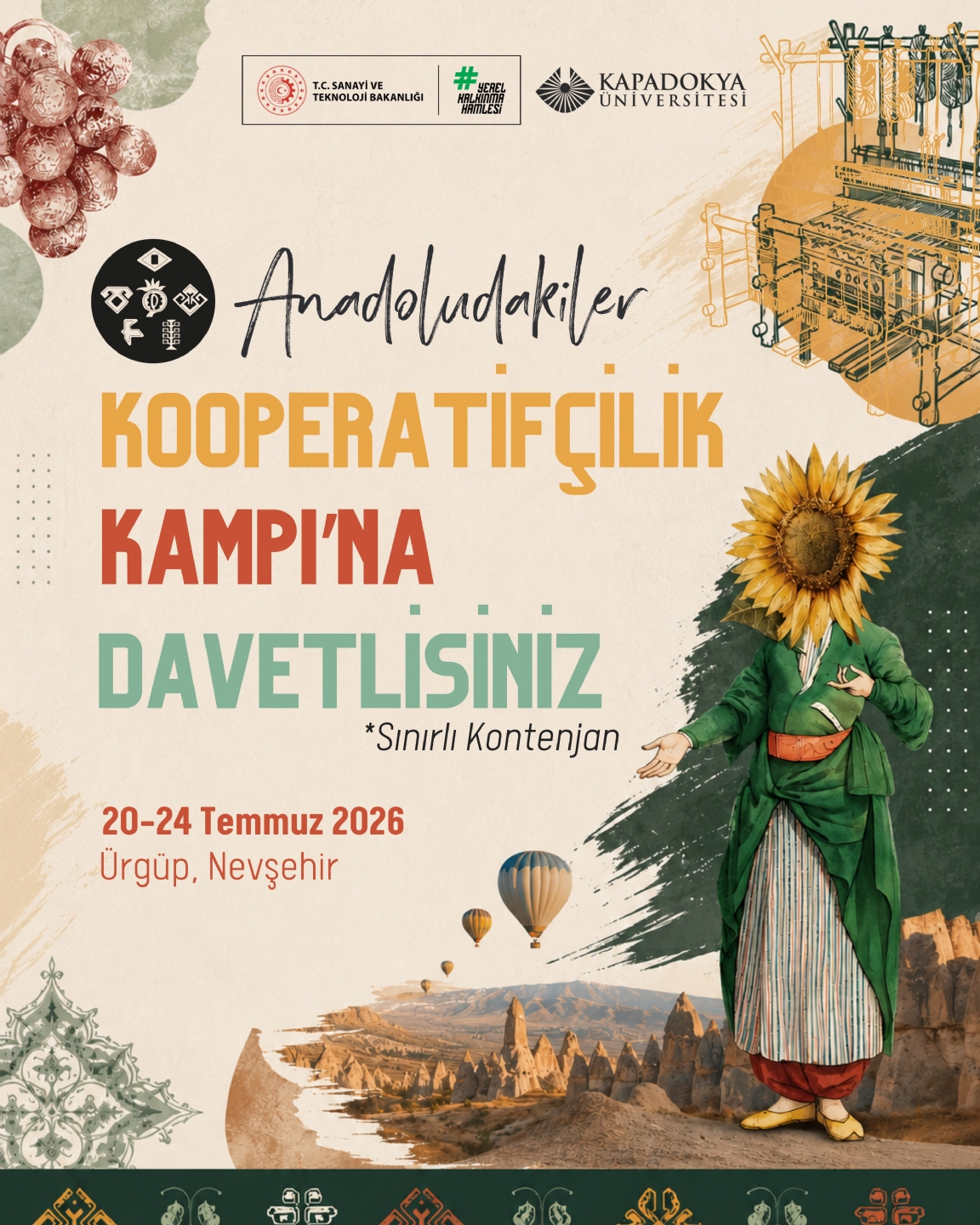 Anadoludakiler Kooperatifçilik Kampı'na Başvurular Başladı