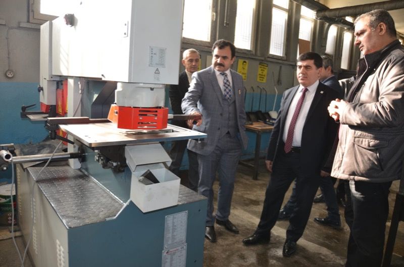 Şanlıurfa Mesleki Eğitim Merkezi Güçlendirme Projesi" Üretim Atölyeleri Ziyareti