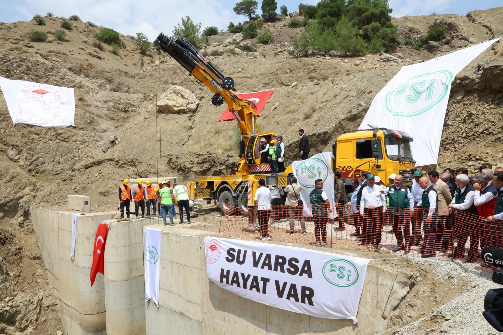 Çetintepe Barajı'nda Su Tutumuna Başlandı