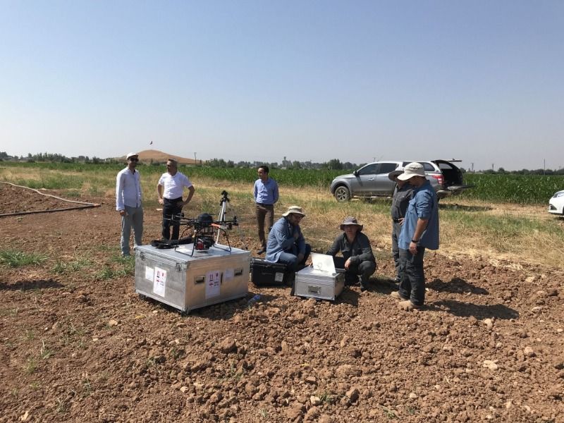 GAP Hassas Tarım Projesinde Değişken Oranlı Üst Gübreleme Faaliyetleri Gerçekleştirildi