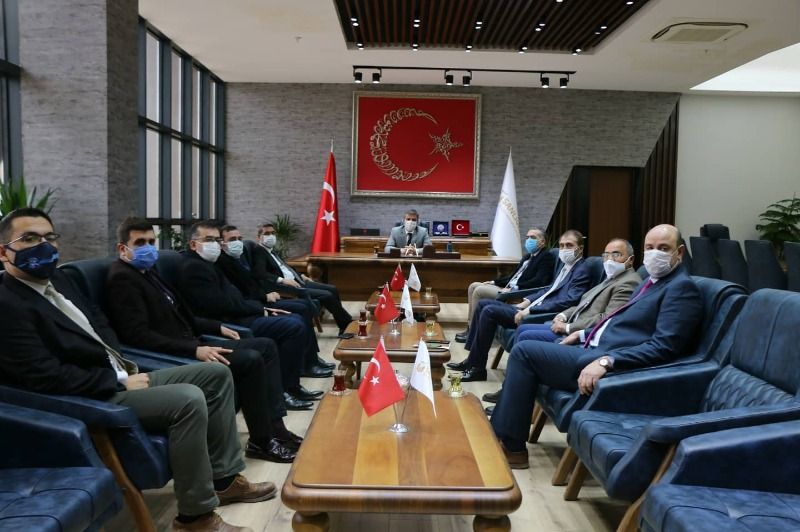 Başkan Vekili Mehmet AÇIKGÖZ ve beraberindeki heyet, Şanlıurfa Organize Sanayi Bölgesini ziyaret etti