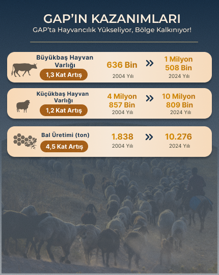 GAP kazanımları