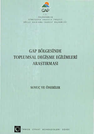 GAP Bölgesinde Değişme Eğilimleri Araştırması